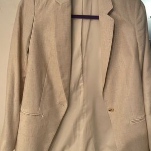 Express Long Blazer Creamy Beige